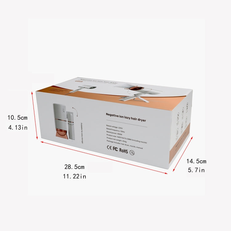 ZMFT-001 Hands-Free Desktop Hair Dryer, Specification: EU Plug(White) - free shipping - PMC TechLife - Order now!
