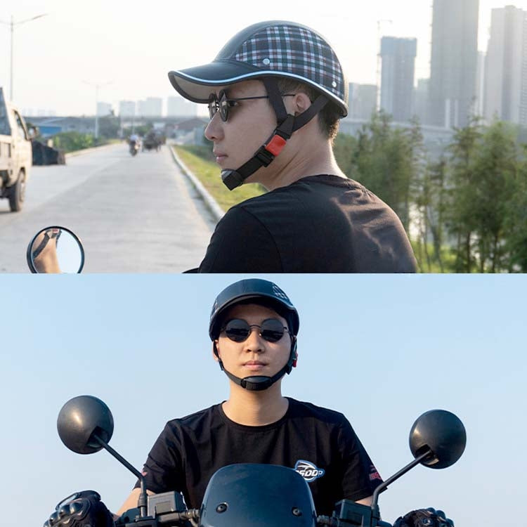 BSDDP A0322 Summer Half Helmet Lightweight Safety Helmet(Black) - Protective Helmet & Masks by BSDDP | Online Shopping South Africa | PMC TechLife | Buy Now Pay Later Mobicred