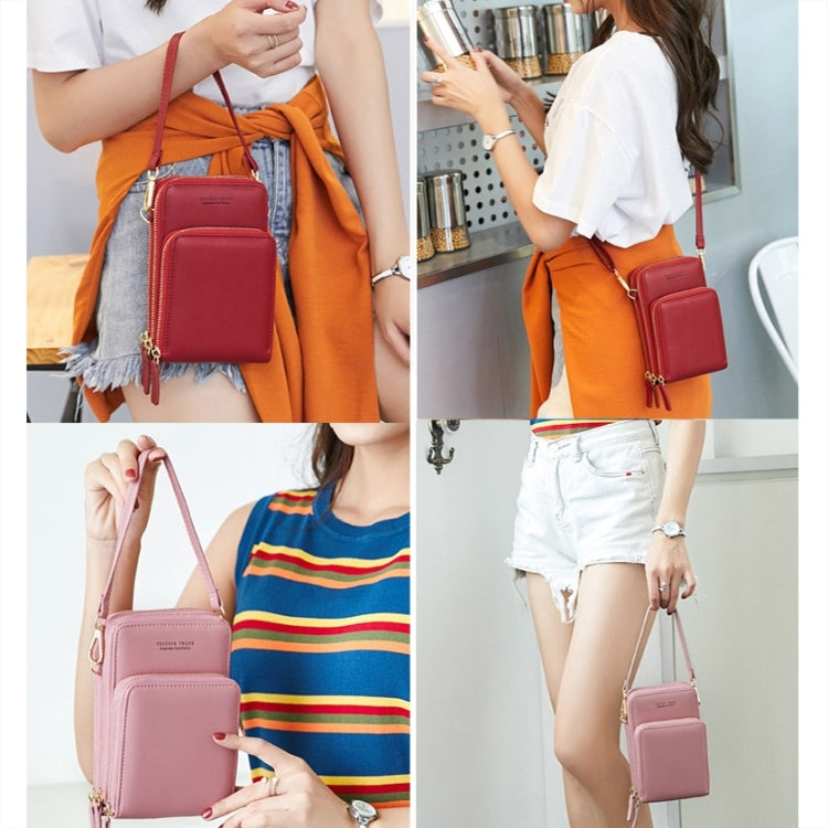 SJ617 Multifunctional Touch Screen Phone Bag Single-shoulder Bag(Black) - free shipping - PMC TechLife - Order now!