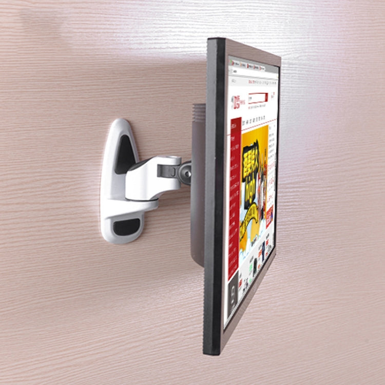 Gibbon Mounts FE110W Computer Monitor Wall Mount Universal Swivel Bracket(White) - free shipping - PMC Jewellery - Order now!