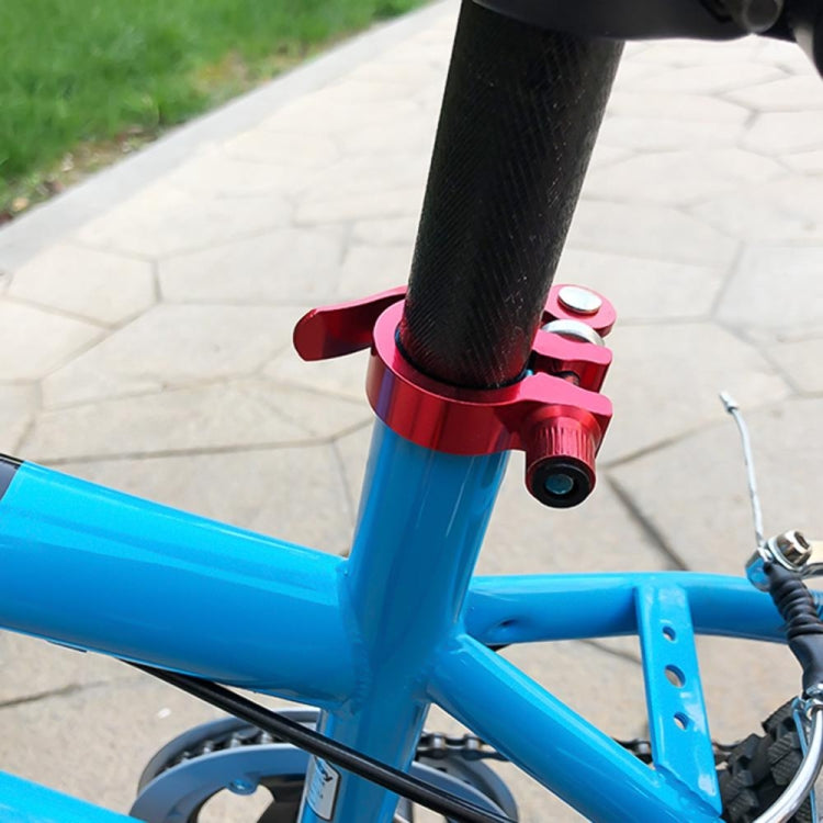 5 PCS Bicycle Accessories Quick Release Clip Road Bike Seatpost Clamp, Size: 34.9mm(Red) - Pipe clamps by PMc TechLife | Online Shopping South Africa | PMc TechLife | Buy Now Pay Later Mobicred