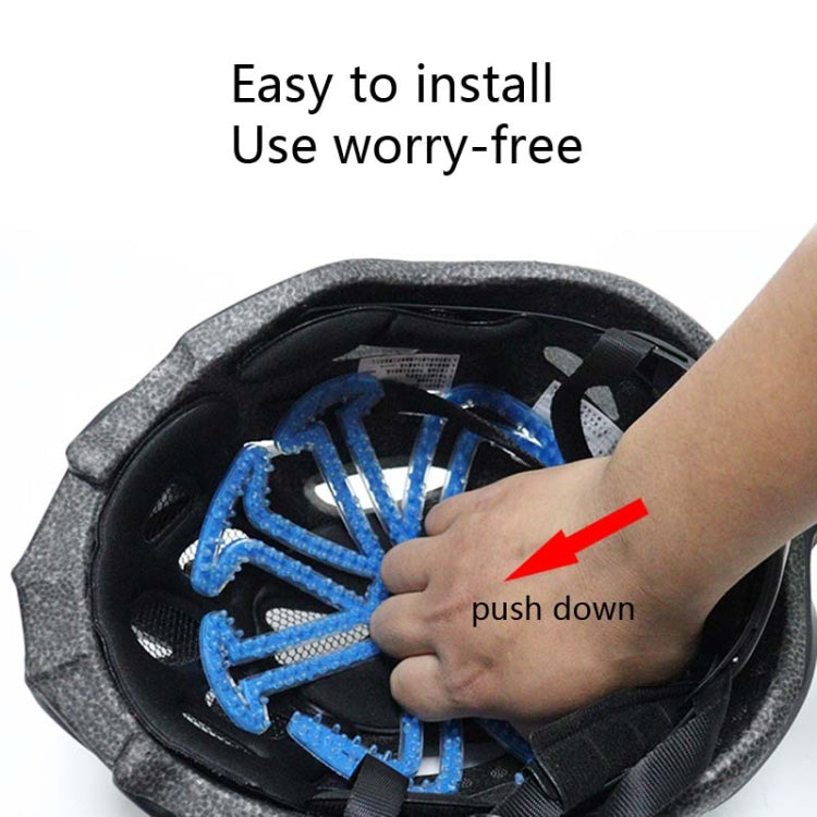 Riding Silicone Helmet Inner Pad Anti-Pressure Hair Breathable Portable Helmet Pad(Red) - Protective Helmet & Masks by PMC TechLife | Online Shopping South Africa | PMC TechLife | Buy Now Pay Later Mobicred