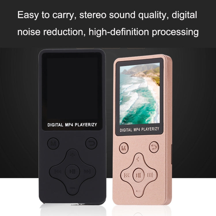 T68 Card Lossless Sound Quality Ultra-thin HD Video MP4 Player(Rose Gold) - MP4 Player by PMC TechLife | Online Shopping South Africa | PMC TechLife | Buy Now Pay Later Mobicred