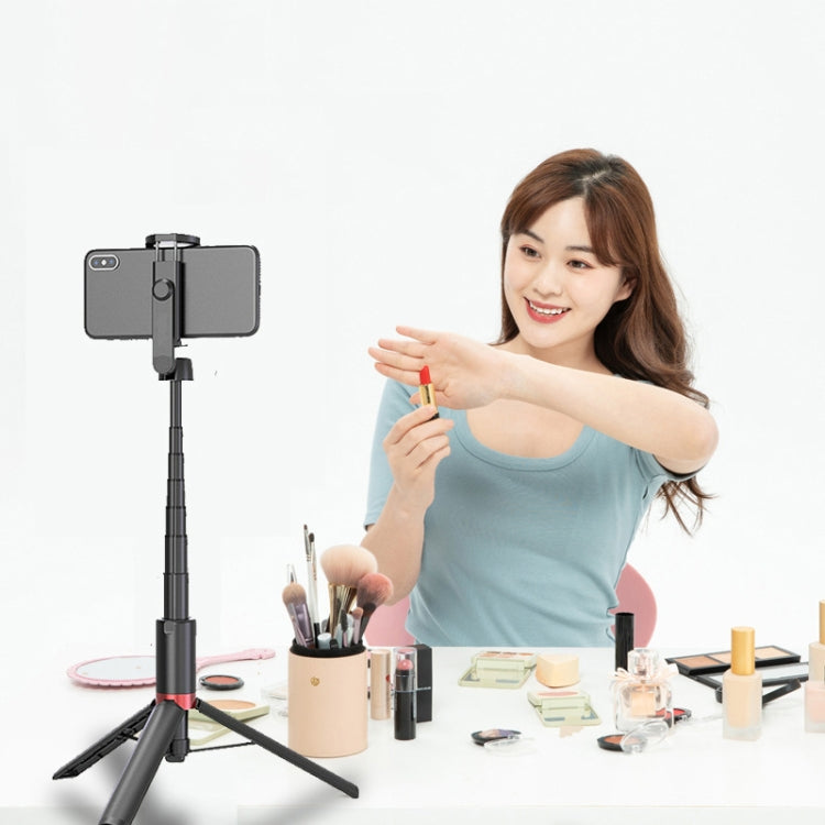 AB403 Live Broadcast Landing Integrated Telescopic Mobile Phone Triangle Bracket(White) - Selfie Sticks by PMC TechLife | Online Shopping South Africa | PMC TechLife | Buy Now Pay Later Mobicred
