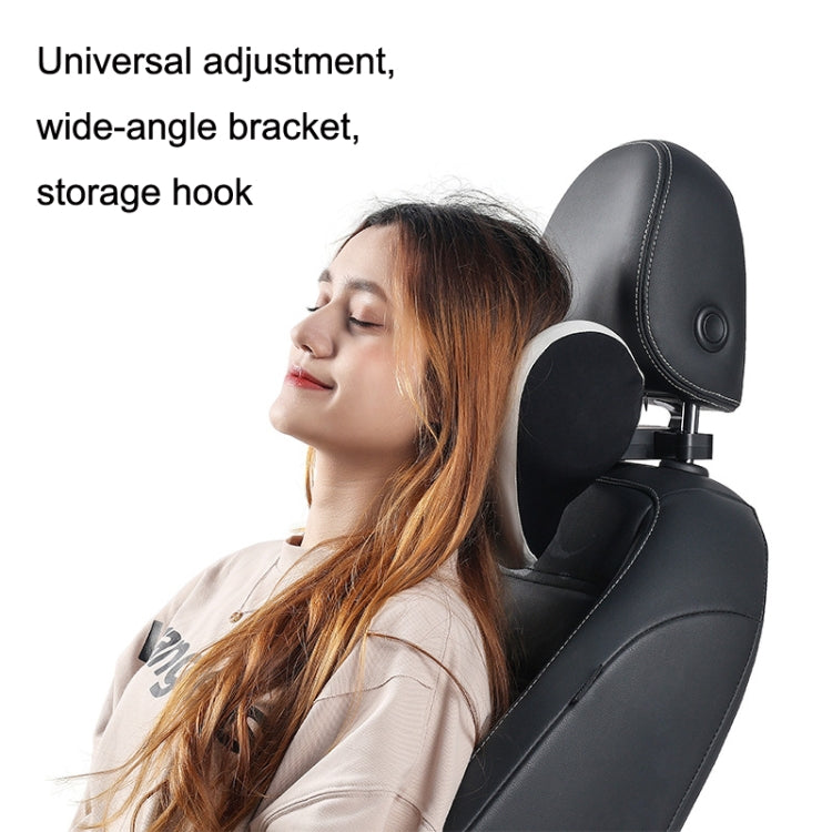 A09 Car Seat Headrest Memory Foam Comfortable Neck Pillow, Style: With Stand (Coffee) - Seat Accessories by PMC TechLife | Online Shopping South Africa | PMC TechLife | Buy Now Pay Later Mobicred