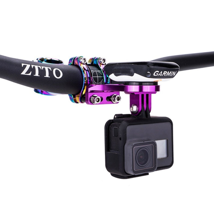 ZTTO Mountain Bike Stopwatch Mount Bicycle Extension Stand, Color: Titanium - Holders by ZTTO | Online Shopping South Africa | PMC TechLife | Buy Now Pay Later Mobicred