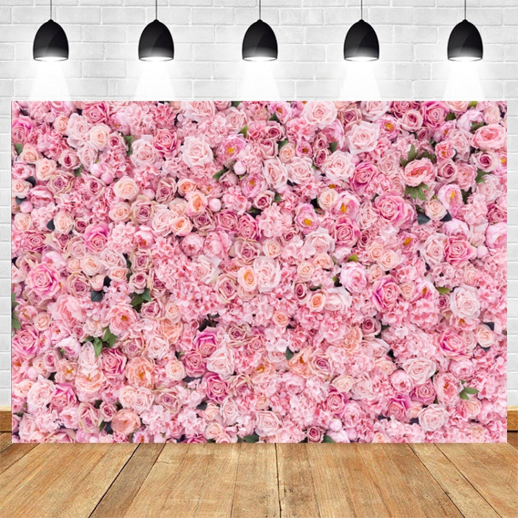 2.1m X 1.5m Pink Rose Wall Background Festive Party Photography Cloth - Valentines Day by PMC TechLife | Online Shopping South Africa | PMC TechLife