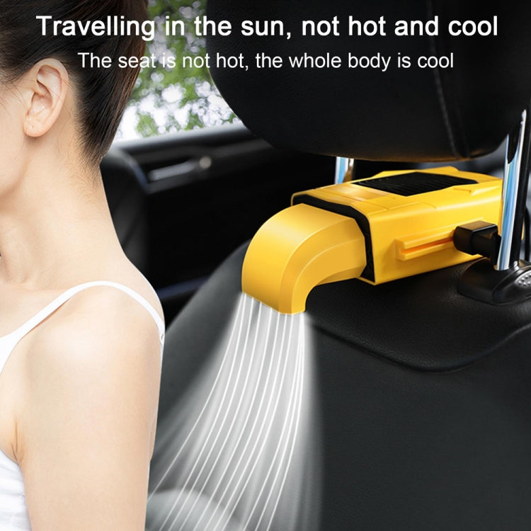 F415 Car Multifunctional Seat Back USB Fan(Black) - Heating & Fans by PMC TechLife | Online Shopping South Africa | PMC TechLife | Buy Now Pay Later Mobicred