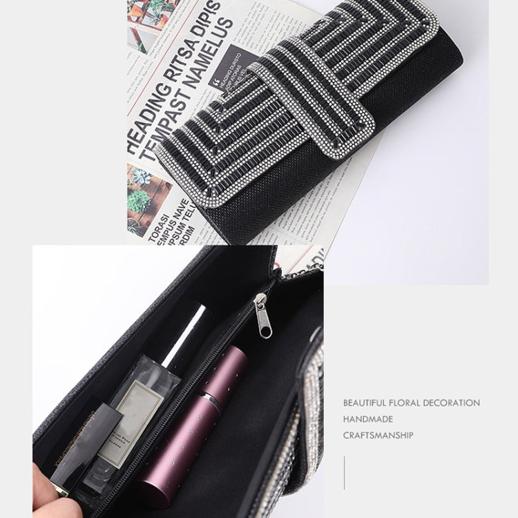 Ladies Evening Bag Shoulder Bag Hand Messenger Bag(Black) - Single-shoulder Bags by PMC TechLife | Online Shopping South Africa | PMC TechLife