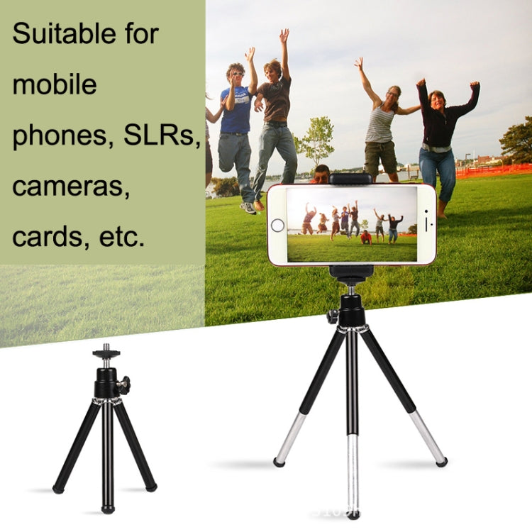 2PCS Projector Phone Stand Desktop Portable Telescopic Mini Metal Tripod, Style: 3 Sections (Silver) - free shipping - PMC TechLife - Order now!