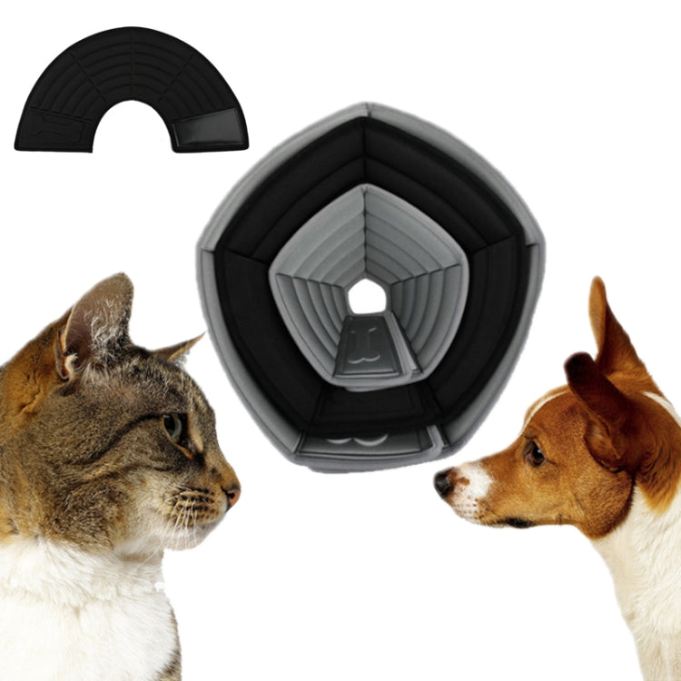 Pet Grooming Anti-Bite Neck Ring, Specification: S(Black) - Collars by PMC TechLife | Online Shopping South Africa | PMC TechLife | Buy Now Pay Later Mobicred