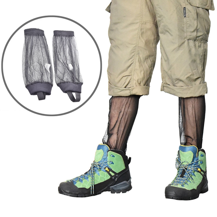 FWKTT-001 Camping Adventure Outdoor Sports Mesh Anti-mosquito Foot Cover(Black) - Anti-mosquito Clothing by PMC TechLife | Online Shopping South Africa | PMC TechLife | Buy Now Pay Later Mobicred