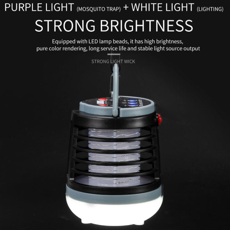 Bluetooth Audio USB Charging Lighting Mosquito Trap(W881 Black) - Repellents by null | Online Shopping South Africa | PMC TechLife | Buy Now Pay Later Mobicred