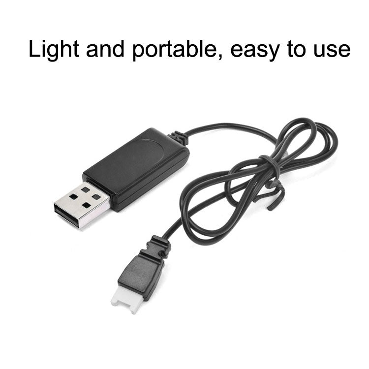 USB Charging Cable 3.7V 350mAh Air To Air Plug Without Protecting For Drone(Black) - by PMC TechLife | Online Shopping South Africa | PMC TechLife | Buy Now Pay Later Mobicred