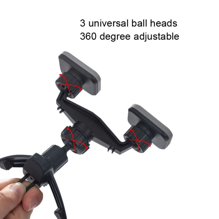 SUMITAP STH-S44Y Car Mobile Phone Double Head Magnetic Stand(Black) - Universal Car Holders by SUMITAP | Online Shopping South Africa | PMC TechLife | Buy Now Pay Later Mobicred