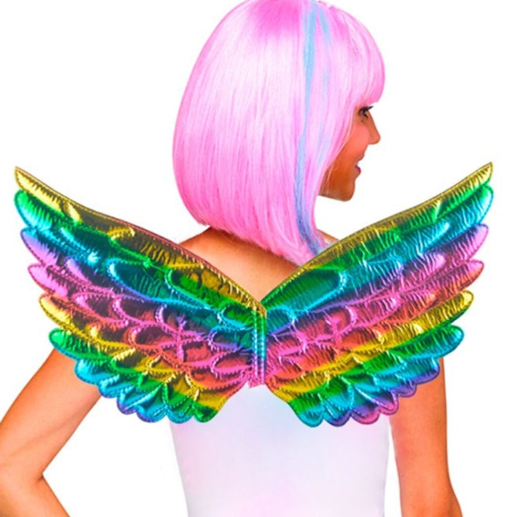 3 PCS Children Prom Dress Up Wings Elf Colorful Wings Party Costume Props(Gold) - Holiday Decorations by PMC TechLife | Online Shopping South Africa | PMC TechLife