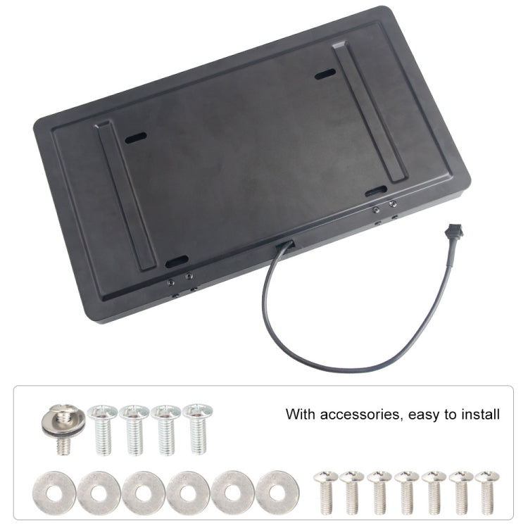 US Standard Flop Car License Plate Frame Modified License Plate Holder - License Plate Covers & Frames by PMC TechLife | Online Shopping South Africa | PMC TechLife | Buy Now Pay Later Mobicred