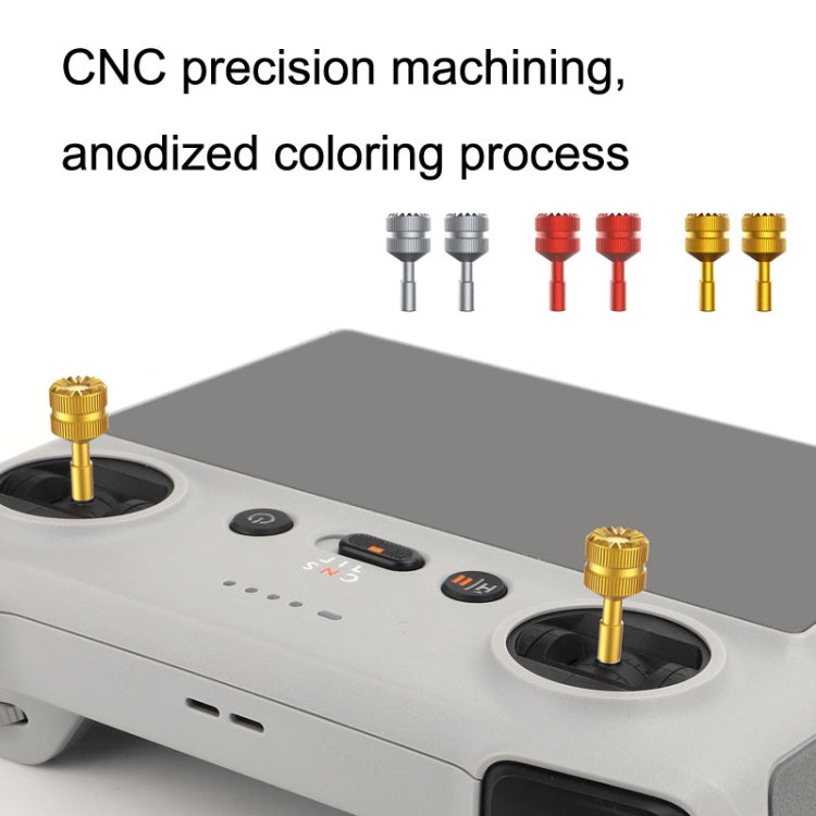 1 Pair Sunnylife MM3-YG393 For DJI Mini3 Pro DJI RC With Screen Remote Control Thumb Rocker(Gold) - Other by Sunnylife | Online Shopping South Africa | PMC TechLife | Buy Now Pay Later Mobicred