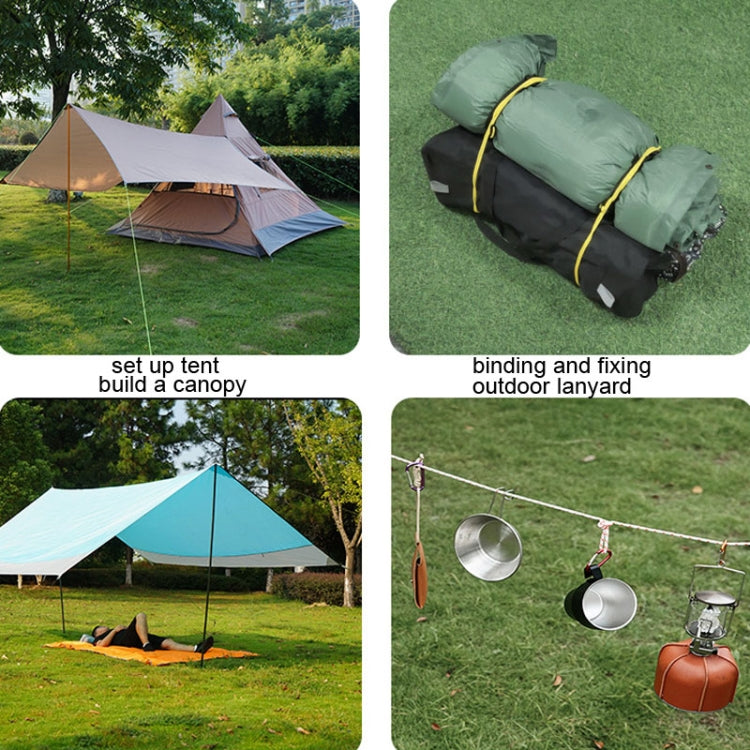 4 PCS / Set CLS Outdoor Camp Reflective Wind-Proof Camping Support Rod(White Non-reflective) - Tents & Accessories by CLS | Online Shopping South Africa | PMC TechLife | Buy Now Pay Later Mobicred