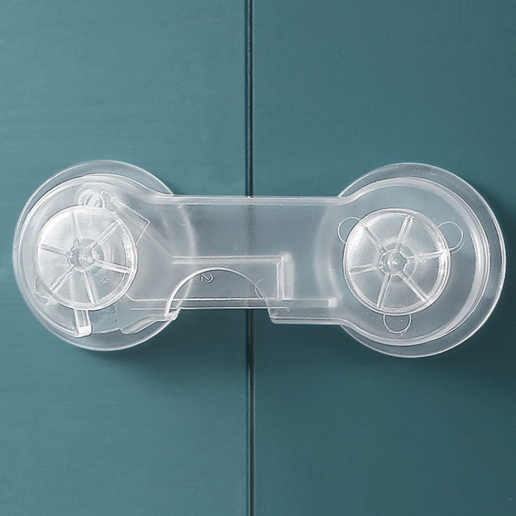 5 PCS Transparent +5 Pair Lock Children Drawer Anti-opening Cabinet Door Refrigerator Safety Lock - free shipping - PMC TechLife - Order now!