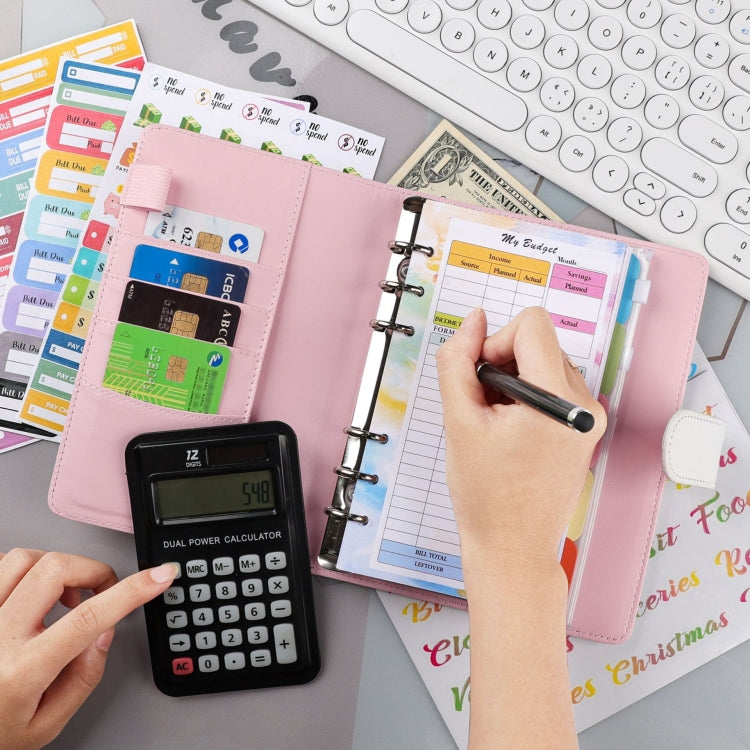 A6 Cash Budget Book Schedule Weekly Plan Monthly Plan Loose-leaf Notepad(Blue) - Notebooks by PMc TechLife | Online Shopping South Africa | PMc TechLife | Buy Now Pay Later Mobicred