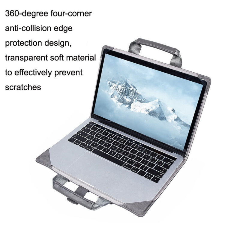 Laptop Bag Protective Case Tote Bag For MacBook Pro 15.4 inch, Color: Ink Green + Power Bag - 15 inch by PMC Jewellery | Online Shopping South Africa | PMC Jewellery | Buy Now Pay Later Mobicred