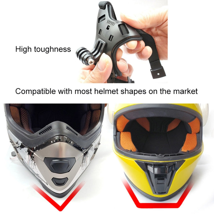 TUYU Motorcycle Helmet Chin Action Camera Mobile Phone Mounting Bracket Blue Bracket+Mobile Phone Clip - free shipping - PMC TechLife - Order now!