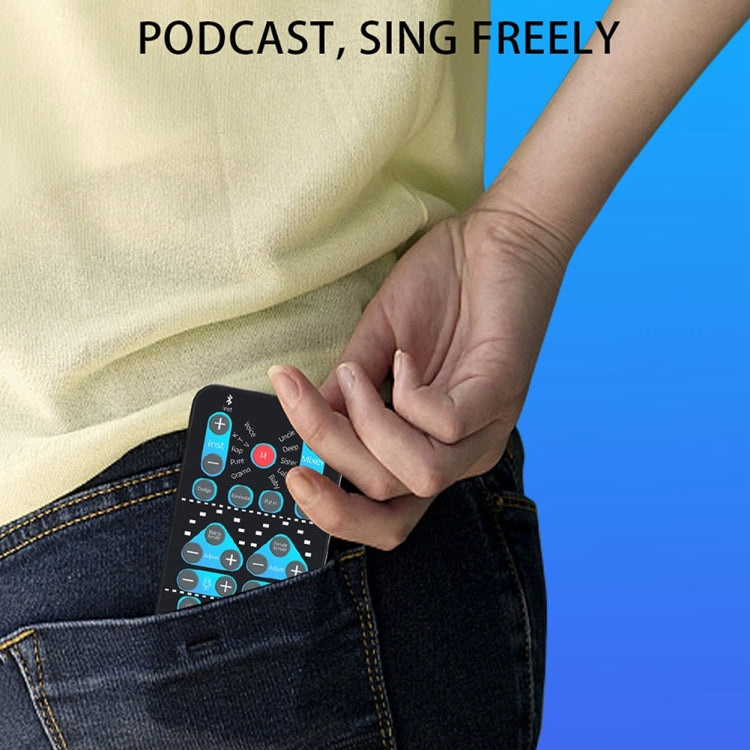 M10 Mobile Computer Sound Card Mini Voice Changer K Song Recording Bluetooth Voice Changer - Live Sound Effects Processors by PMC TechLife | Online Shopping South Africa | PMC TechLife
