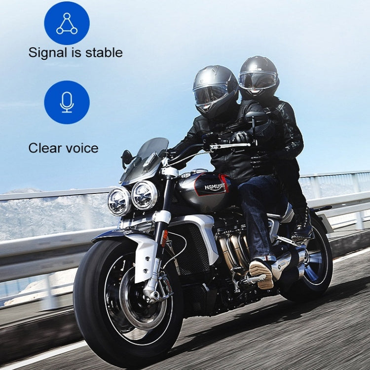 Motorcycle Helmet Call Music Navigation Bluetooth Headset, Color: Green(Soft Pipe Microphone) - Motorcycle Walkie Talkie by PMC TechLife | Online Shopping South Africa | PMC TechLife | Buy Now Pay Later Mobicred