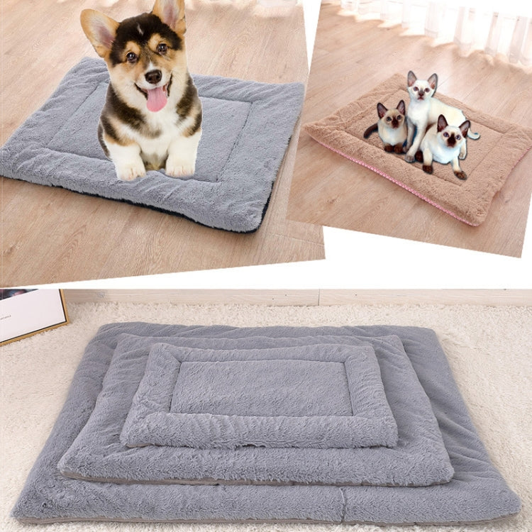 Double Sided Pet Mat Four Seasons Warm Dog Blanket,Size: L(Wick Strip Dark Blue) - Pads by PMC TechLife | Online Shopping South Africa | PMC TechLife | Buy Now Pay Later Mobicred
