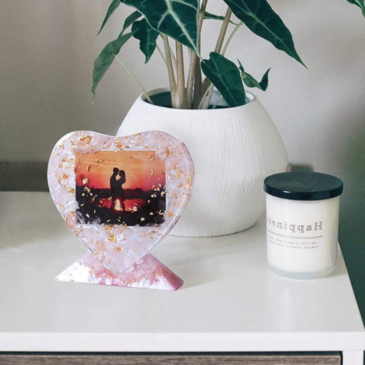 Heart-shaped Square Photo Frame Display DIY Silicone Mould, Spec: L (Square) - Arts & Crafts by PMC TechLife | Online Shopping South Africa | PMC TechLife