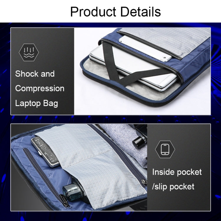 Bopai 61-120621A Outdoor Waterproof Laptop Backpack with USB Charging Port, Spec: Expansion Version - free shipping - PMC Jewellery - Order now!