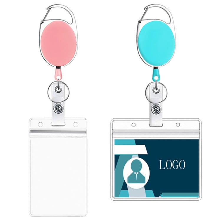 68cm Retractable Pull Badge Reel Zinc Alloy ID Lanyard Name Tag Card Badge Holder(Red) - Name Card Holder by PMC TechLife | Online Shopping South Africa | PMC TechLife