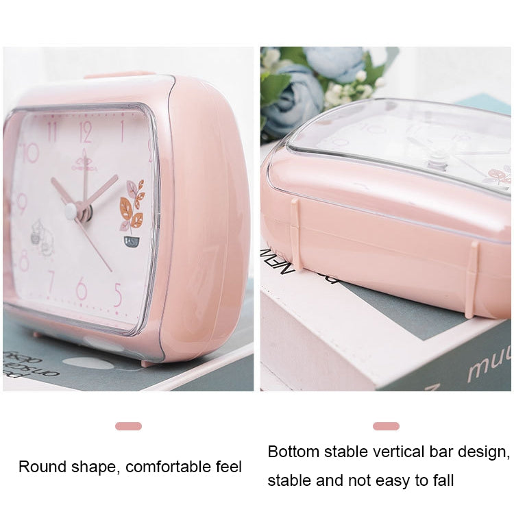 Cute Children Small Alarm Clock Bedside Night Light Clock(A306 Green) - Alarm Clocks by PMc TechLife | Online Shopping South Africa | PMc TechLife | Buy Now Pay Later Mobicred