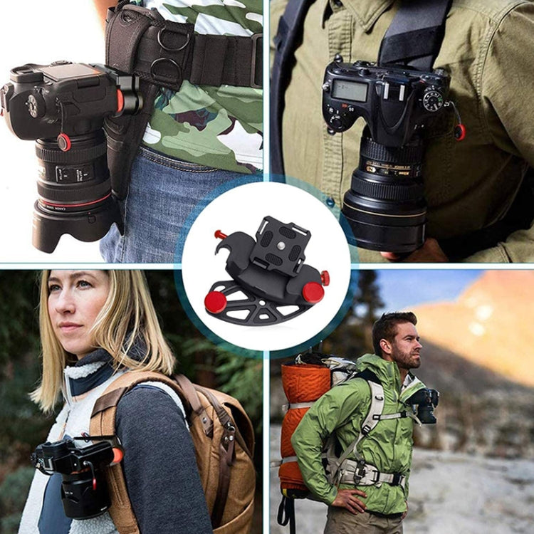 JMSUZ JMSUZ12412 For GoPro Quick Hanging Outdoor SLR Camera Waist Buckle(Red) - free shipping - PMC TechLife - Order now!