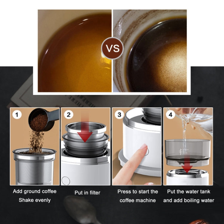 Mini Portable Drip Coffee Machine(White) - free shipping - PMC TechLife - Order now!