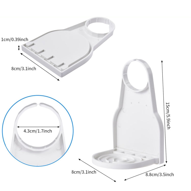 Foldable Laundry Detergent Drip Catcher Tray Cup Holder Soap Dispenser Gadget(Red) - Shelves by PMC TechLife | Online Shopping South Africa | PMC TechLife | Buy Now Pay Later Mobicred