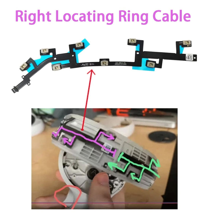 For Meta Quest 2 Locating Ring Flex Cable Right Without Light - free shipping - PMC TechLife - Order now!