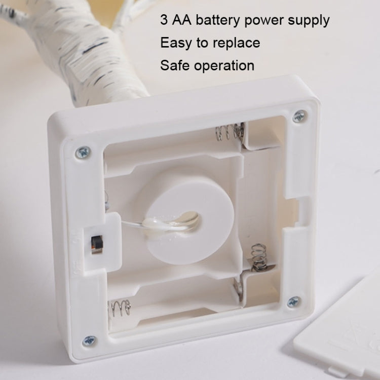 SJ-SD054 LED Valentine Day Rose Indoor Party Decoration Lights(White Bottom Purple) - Holiday Lights by PMc TechLife | Online Shopping South Africa | PMc TechLife | Buy Now Pay Later Mobicred