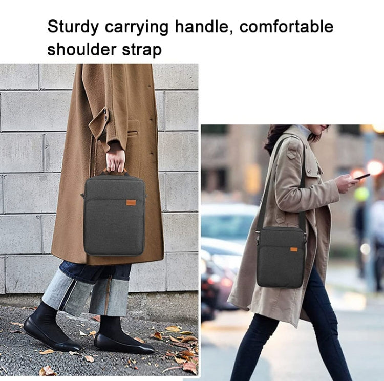 Vertical Laptop Bag Handheld Shoulder Crossbody Bag, Size: 9.7-11 Inch(Black) - 10 - 11 inch by PMC Jewellery | Online Shopping South Africa | PMC Jewellery | Buy Now Pay Later Mobicred