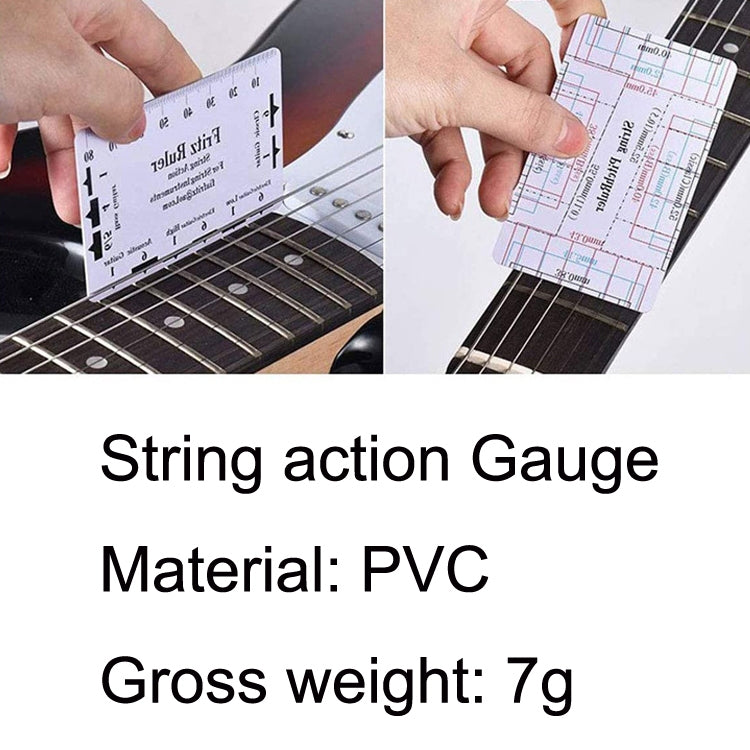 5PCS Guitar String High Ruler Guitar Repair Measuring Ruler Tools - Stringed Instruments by PMC TechLife | Online Shopping South Africa | PMC TechLife
