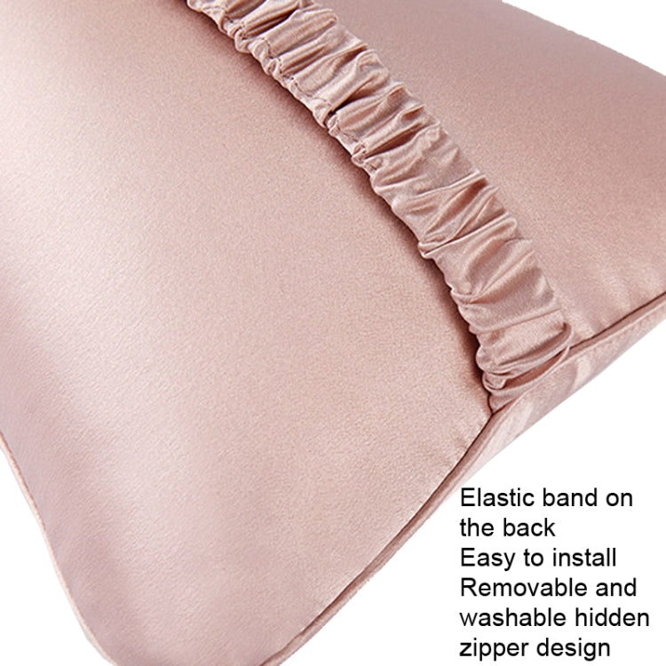 TZ19 Silk Car Head Pillow Car Memory Foam Comfort Lumbar Support(Pink) - Seat Accessories by PMC TechLife | Online Shopping South Africa | PMC TechLife | Buy Now Pay Later Mobicred