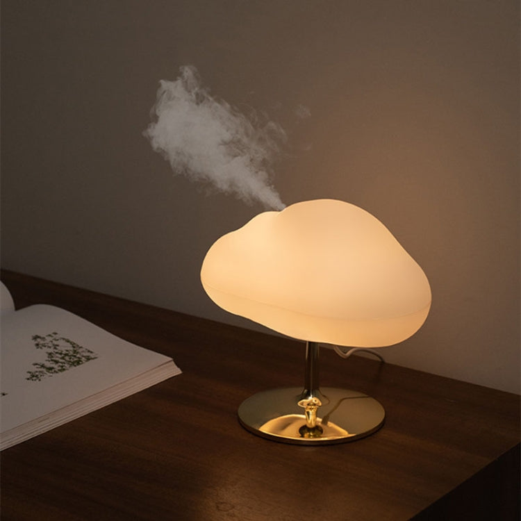 270ml Cloud Aroma Diffuser Humidifier USB Table Lamp(Gold Bottom) - free shipping - PMC TechLife - Order now!