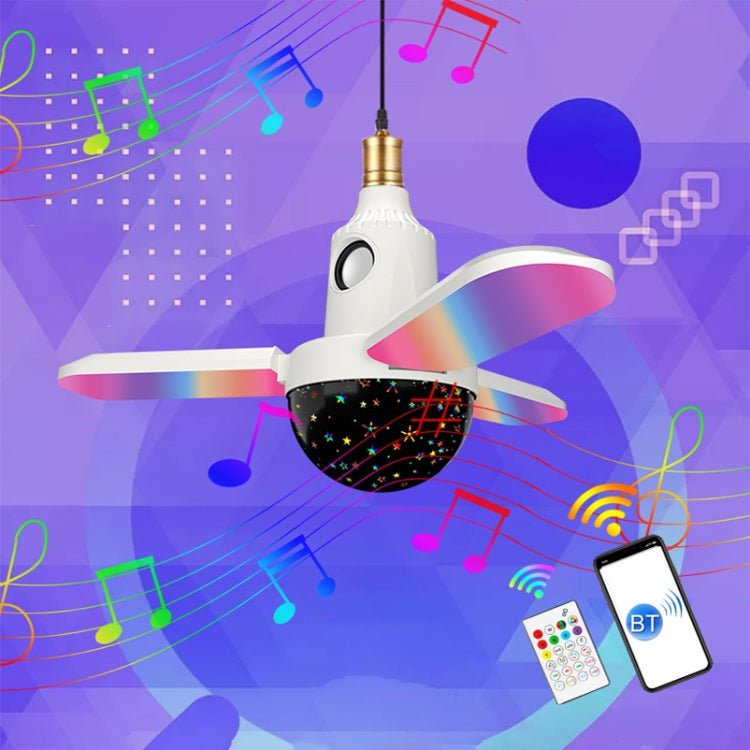 ZSCPH-001 40W Multifunctional Bluetooth RGB Colorful Three-Leaf Music Atmosphere Light, Size: S (Magic Ball) - Smart Light Bulbs by PMC TechLife | Online Shopping South Africa | PMC TechLife | Buy Now Pay Later Mobicred