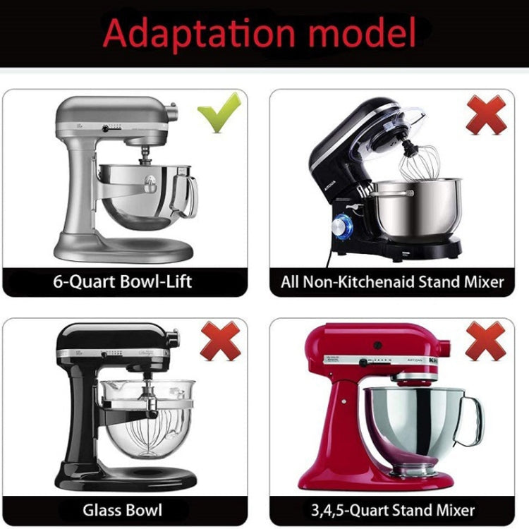 For KitchenAid 6QT Bowl-Lift Stand Mixer Efficient Metal Mixing Paddle - Kitchen Machine Accessories & Parts by PMc TechLife | Online Shopping South Africa | PMc TechLife | Buy Now Pay Later Mobicred