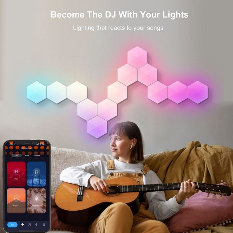 Gaming Ambient Light Smart Chiclet Backdrop Quantum Wall Light, Versions: Bluetooth(6 PCS/Set) - Novelty Lighting by PMC TechLife | Online Shopping South Africa | PMC TechLife | Buy Now Pay Later Mobicred
