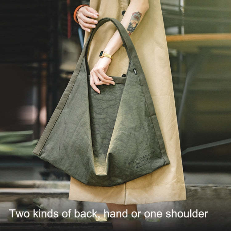 Maden YS2202809 Leisure Nylon Cloth Large Capacity Waterproof Handbag(Army Green) - free shipping - PMC TechLife - Order now!