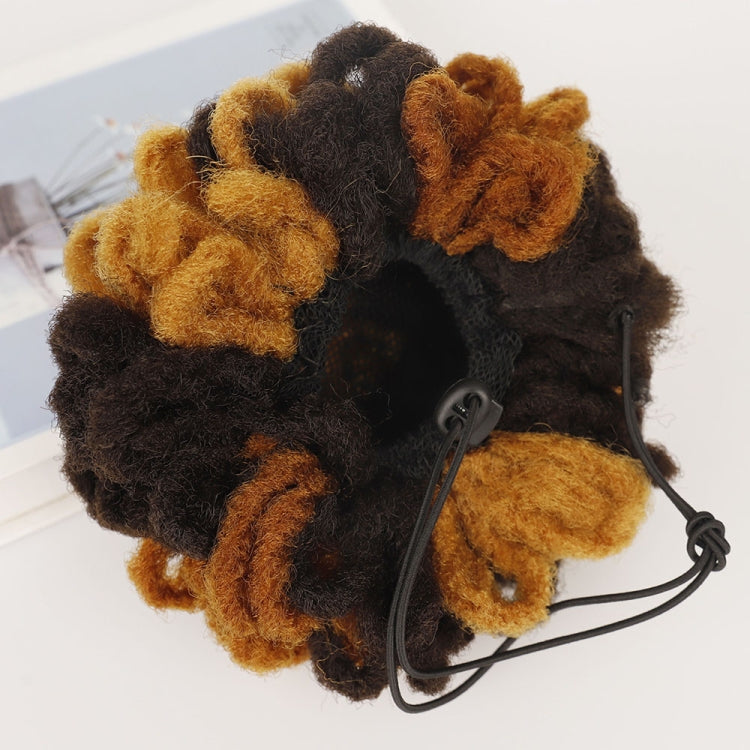 LSFBZB Drawstring Dreadlocks Wig Caterpillar Dreadlock Shaggy Hair Bun, Spec: 1B - free shipping - PMC TechLife - Order now!