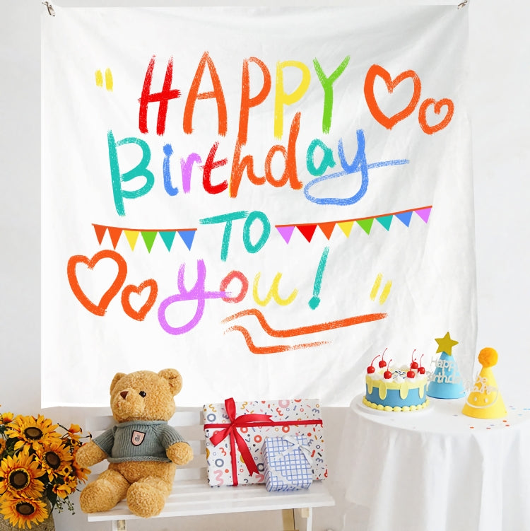 Birthday Layout Hanging Cloth Children Photo Wall Cloth, Size: 150x230cm Velvet(40) - Cartoon by PMC TechLife | Online Shopping South Africa | PMC TechLife | Buy Now Pay Later Mobicred