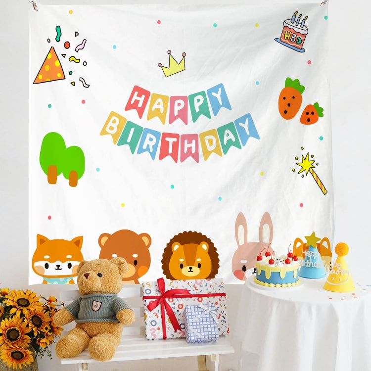 Birthday Layout Hanging Cloth Children Photo Wall Cloth, Size: 180x230cm Velvet(34) - free shipping - PMC TechLife - Order now!